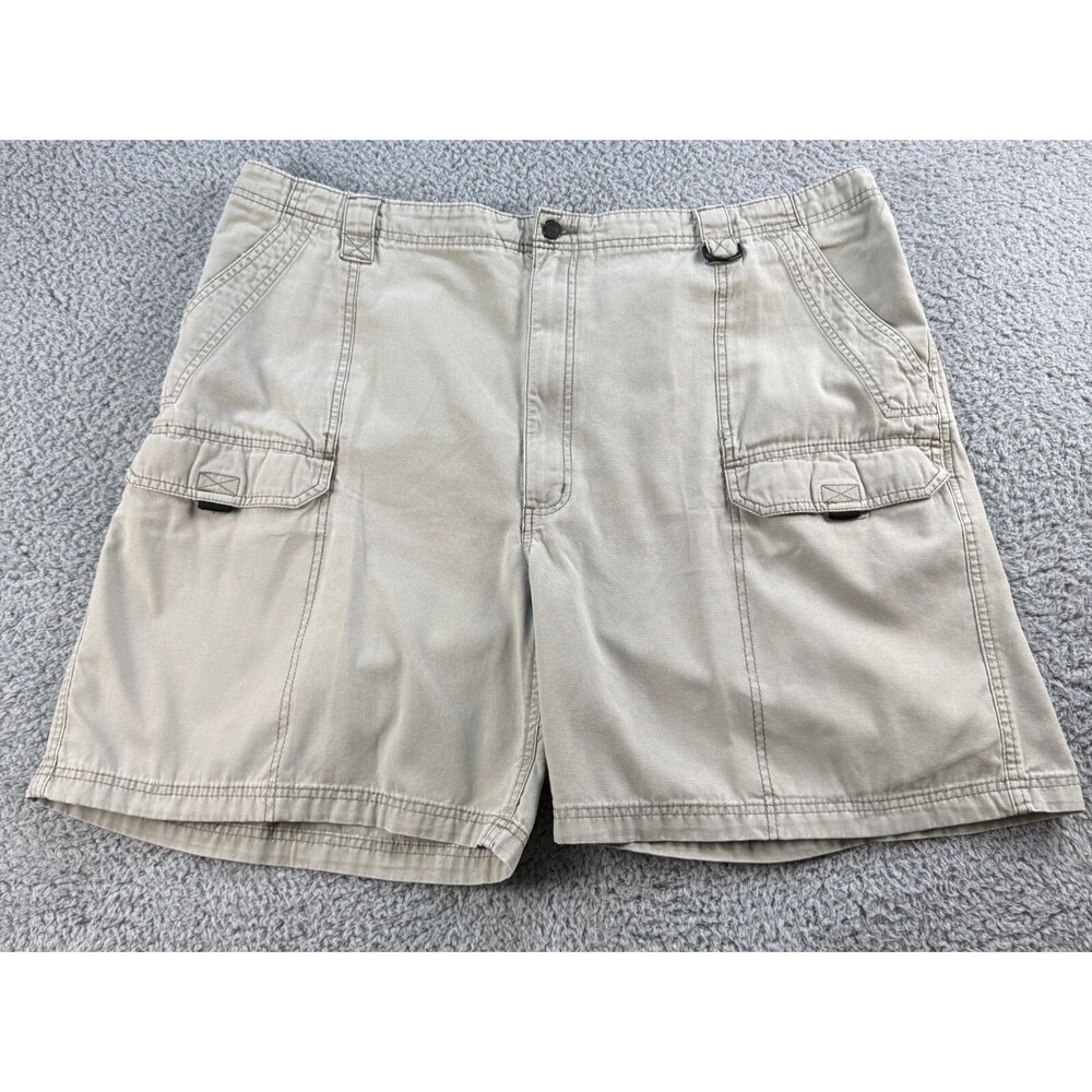 Wrangler Authentic Jeans Hero Men's Size 44 (46 Tag) Beige Cargo Hiking Shorts